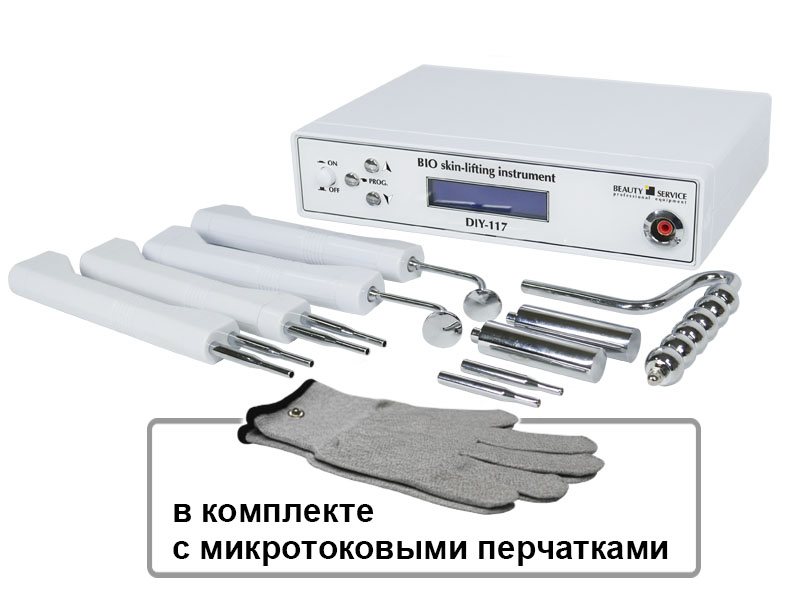 Апарат мікрострумів DIY 117 з рукавичками