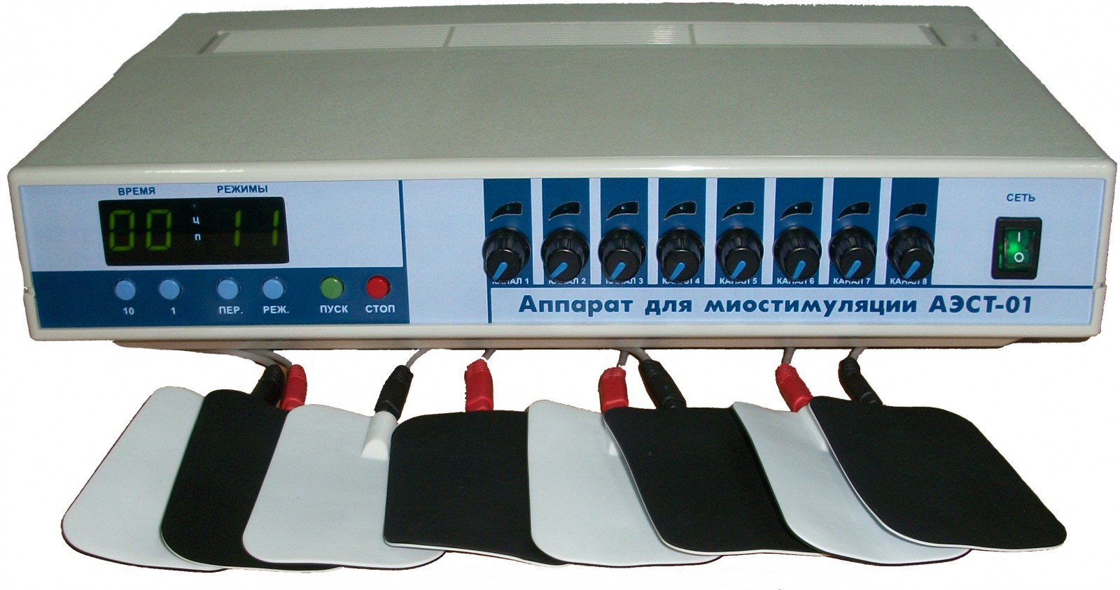 Аппарат для миостимуляции тела АЭСТ 01-8